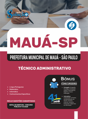 Apostila Prefeitura de Mauá - SP em PDF 2026 - Técnico Administrativo - Imagem 1