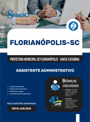 Apostila Prefeitura de Florianópolis - SC em PDF 2026 - Assistente Administrativo