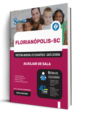 Apostila Prefeitura de Florianópolis - SC 2026 - Auxiliar de Sala - Imagem 2