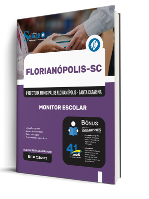 Apostila Prefeitura de Florianópolis - SC 2026 - Monitor Escolar - Imagem 2