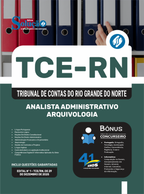 Apostila TCE-RN 2026 - Analista Administrativo - Especialidade: Arquivologia - Imagem 3