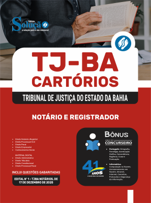 Apostila TJ-BA 2026 - Notário e Registrador - Imagem 3