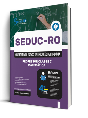 Apostila SEDUC-RO 2026 - Professor Classe C - Matemática - Imagem 2