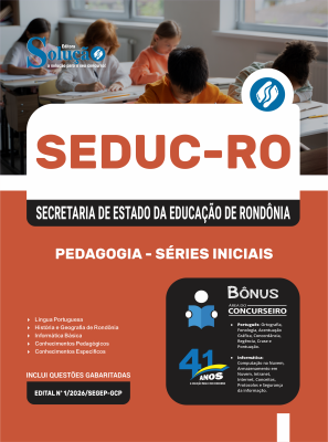Apostila SEDUC-RO 2026 - Pedagogia Séries Iniciais - Imagem 3