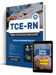 Capa Apostila TCE-RN 2026 - Técnico Administrativo