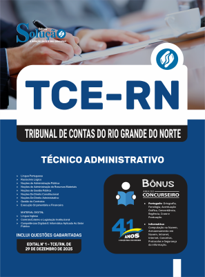 Apostila TCE-RN 2026 - Técnico Administrativo - Imagem 3