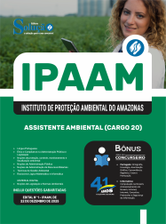 Apostila IPAAM em PDF 2026 - Assistente Ambiental