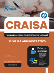 Apostila CRAISA-SP em PDF 2026 - Auxiliar Administrativo