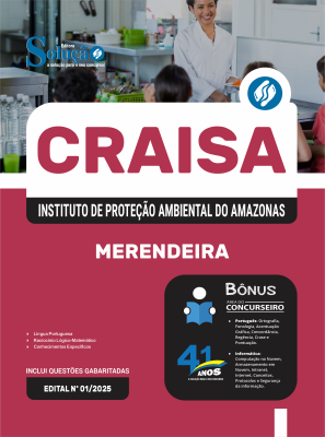 Apostila CRAISA-SP 2026 - Merendeira - Imagem 3