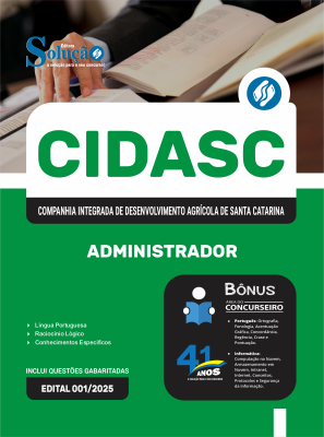 Apostila CIDASC 2026 - Administrador - Imagem 3