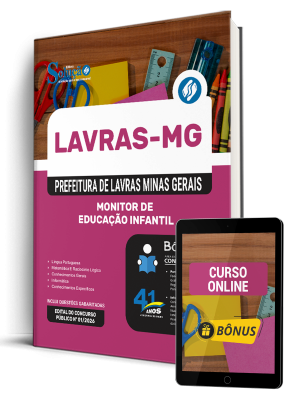 Apostila Prefeitura de Lavras - MG 2026 - Monitor de Educação Infantil - Imagem 1