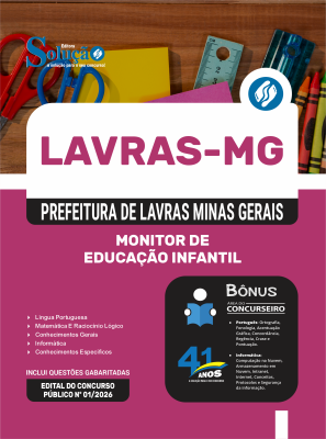 Apostila Prefeitura de Lavras - MG 2026 - Monitor de Educação Infantil - Imagem 3