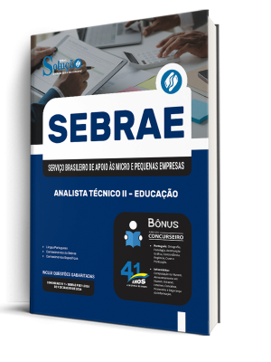 Apostila Sebrae 2026 - Analista Técnico II - Educação - Imagem 2