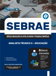 Apostila Sebrae 2026 em PDF - Analista Técnico II - Educação
