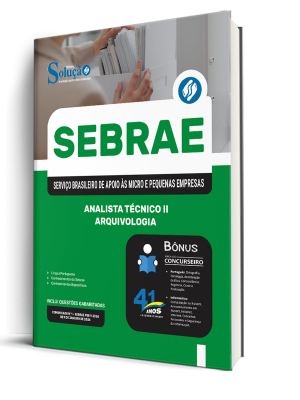 Apostila Sebrae 2026 - Analista Técnico II - Arquivologia - Imagem 2