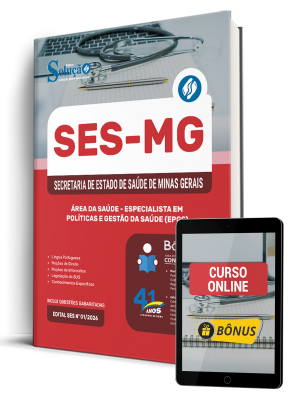 Apostila SES-MG 2026 - Especialista em Políticas e Gestão da Saúde (EPGS) - Área da Saúde - Imagem 1