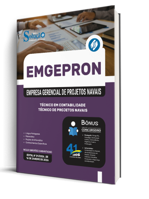 Apostila EMGEPRON 2026 - Técnico de Projetos Navais - Técnico de Contabilidade - Imagem 2