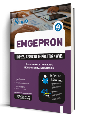 Apostila EMGEPRON 2026 - Técnico de Projetos Navais - Técnico de Contabilidade - Imagem 2