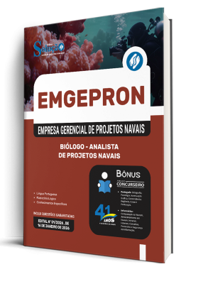 Apostila EMGEPRON 2026 - Analista de Projetos Navais - Biólogo - Imagem 2