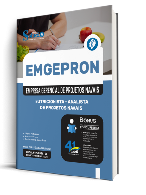Apostila EMGEPRON 2026 - Analista de Projetos Navais - Nutricionista - Imagem 2