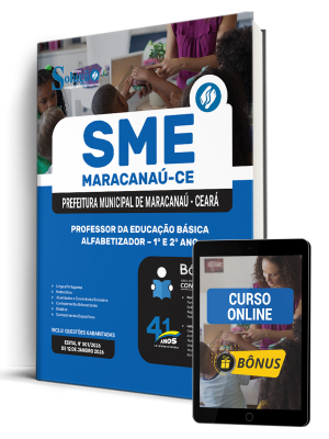 Apostila Prefeitura de Maracanaú - CE 2026 - Professor da Educação Básica - Alfabetizador – 1° e 2° Ano - Imagem 1