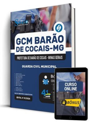 Apostila Prefeitura de Barão de Cocais-MG 2026 - Guarda Civil Municipal - Imagem 1