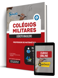 Capa Apostila Colégio Militar 2026 - Professor de Matemática