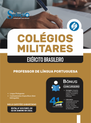 Apostila Colégio Militar em PDF 2026 - Professor de Língua Portuguesa