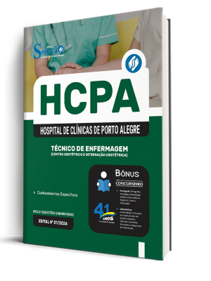 Apostila HCPA 2026 - Técnico de Enfermagem (Centro Obstétrico e Internação Obstétrica) - Imagem 2