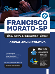 Apostila Câmara de Francisco Morato - SP em PDF 2026 - Oficial Administrativo