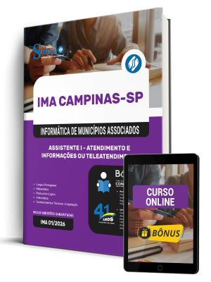 Apostila IMA-Campinas 2026 - Assistente I - Atendimento e Informações ou Teleatendimento - Imagem 1