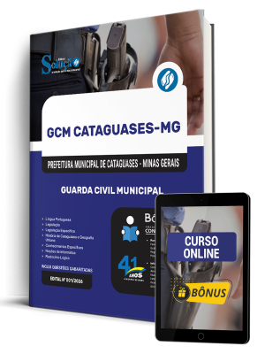 Apostila Prefeitura Municipal de Cataguases-MG 2026 - Guarda Civil Municipal - Imagem 1