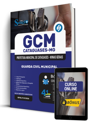 Apostila Prefeitura Municipal de Cataguases-MG 2026 - Guarda Civil Municipal - Imagem 1
