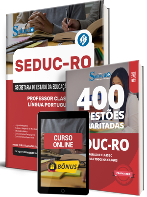 Combo SEDUC-RO 2026 - Professor Classe C - Língua Portuguesa - Imagem 1