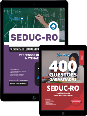Combo SEDUC-RO 2026 - Professor Classe C - Matemática - Imagem 1
