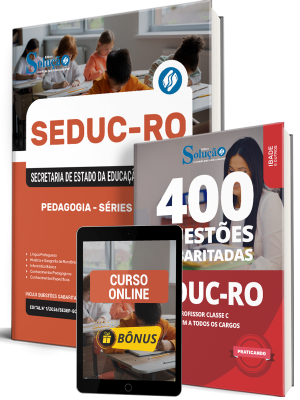 Combo SEDUC-RO 2026 - Pedagogia Séries Iniciais - Imagem 1