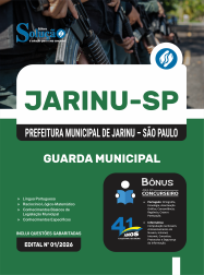 Apostila Prefeitura de Jarinu em PDF - SP 2026 - Guarda Municipal