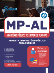 Apostila MP-AL em PDF 2026 - Analista do Ministério Público - Área Jurídica