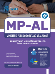 Apostila MP-AL 2026 em PDF - Analista do Ministério Público - Área de Pedagogia