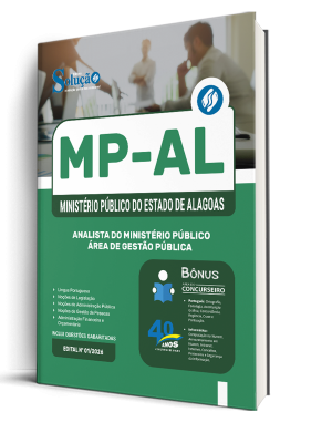 Apostila MP-AL 2026 - Analista do Ministério Público - Área Gestão Pública - Imagem 2