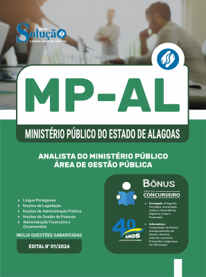 Apostila MP-AL 2026 - Analista do Ministério Público - Área Gestão Pública - Imagem 3