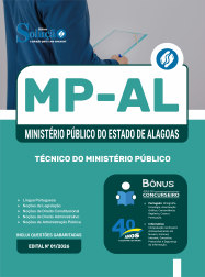Apostila MP-AL em PDF 2026 - Técnico do Ministério Público