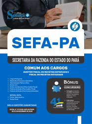 Apostila SEFA-PA 2026 em PDF - Comum aos Cargos Auditor Fiscal de Receitas Estaduais e Fiscal de Receitas Estaduais