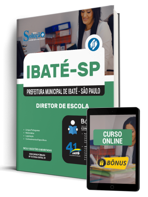 Apostila Prefeitura de Ibaté - SP 2026 - Diretor de Escola - Imagem 1