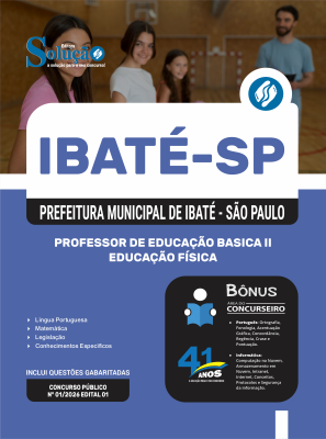 Apostila Prefeitura de Ibaté - SP 2026 - Professor de Educação Basica II - Educação Física - Imagem 3