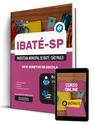 Apostila Prefeitura de Ibaté - SP 2026 - Vice-Diretor de Escola - Imagem 1