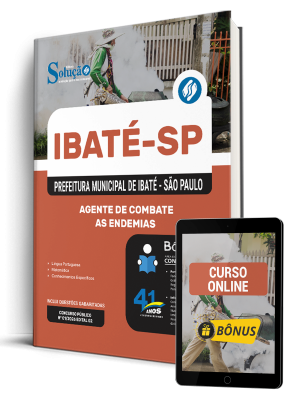 Apostila Prefeitura de Ibaté - SP 2026 - Agente de Combate às Endemias - Imagem 1