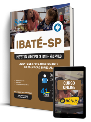 Apostila Prefeitura de Ibaté - SP 2026 - Agente de Apoio ao Estudante da Educação Especial - Imagem 1