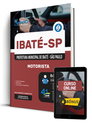 Apostila Prefeitura de Ibaté - SP 2026 - Motorista - Imagem 1