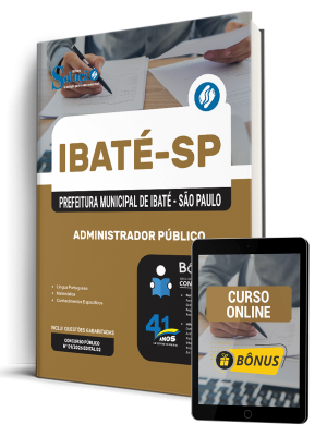 Apostila Prefeitura de Ibaté - SP 2026 - Administrador Público - Imagem 1